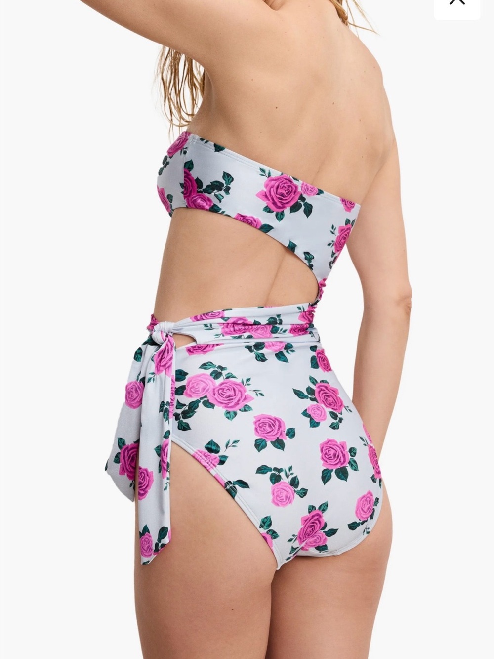 NWT Good American Vintage Rose One Piece Cutout 5XL - Picture 2 of 14
